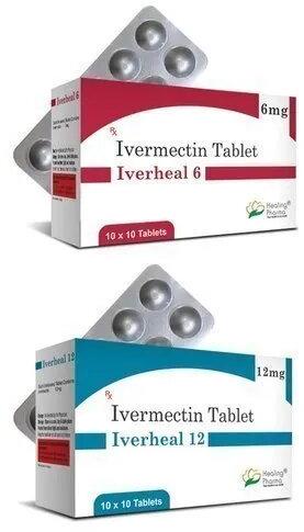 Iverheal Ivermectin Tablet, Packaging Type : Alu Alu