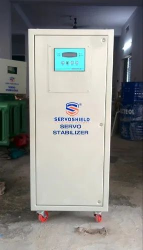 Three Phase Automatic 30 KVA Air Cooled Servo Stabilizer, For Industrial Use
