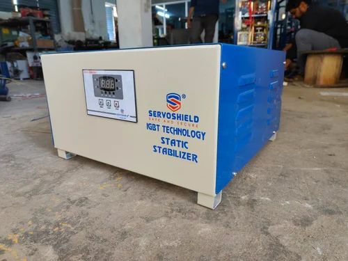 Servoshield Three Phase Static Voltage Stabilizer, For Industrial Use, Automation Grade : Automatic