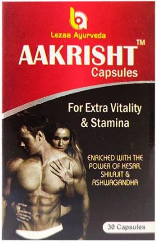 Lezaa Ayurveda Aakrisht Capsules, Packaging Type : Plastic Bottle