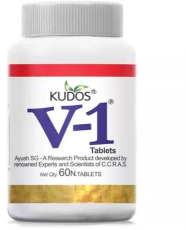 Kudos V-1 Tablet, Packaging Type : Bottle