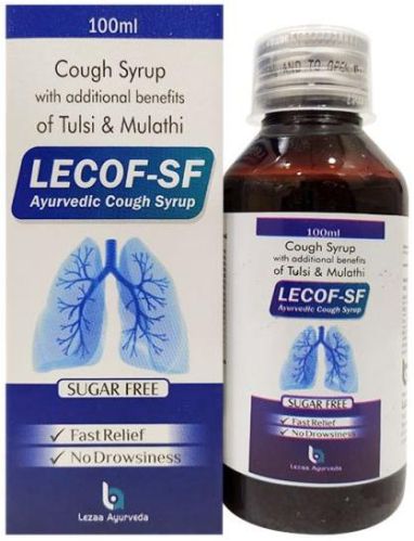 Lezaa Ayurveda Liquid Lecof-SF Ayurvedic Cough Syrup