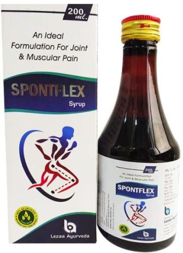 Lezaa Ayurveda Liquid Spontflex Syrup, Packaging Type : Plastic Bottle