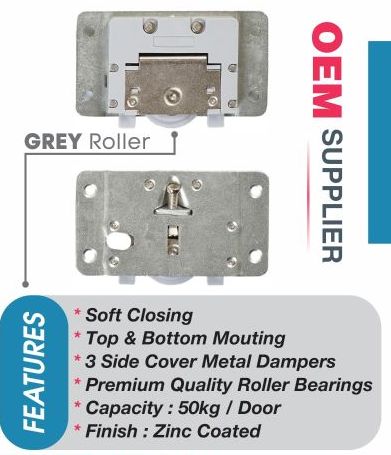 Sky Track Soft Close Sliding Door System