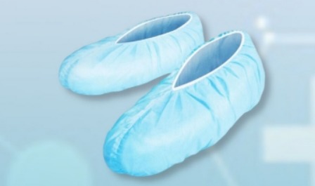 Sky Blue Non Woven Shoe Covers, For Laboratory, Hospital, Clinical, Size : All Sizes