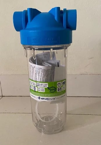 Blue Polished Polypropylene Water Filter Housings, For Industrial