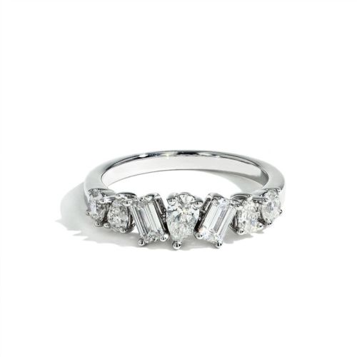 Round Mix Fancy Cut Diamond Wedding Band