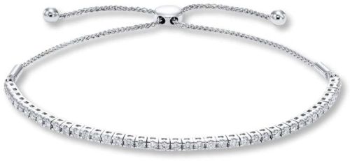 Round Diamond Bolo Bracelet