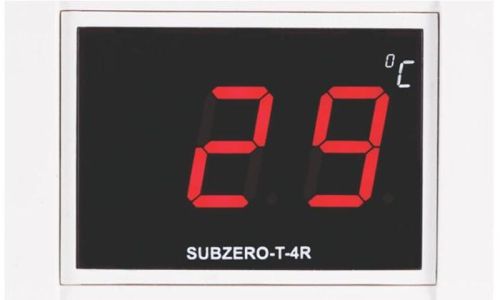 Black Sub Zero 220V Electric t-4r Temperature Indicator