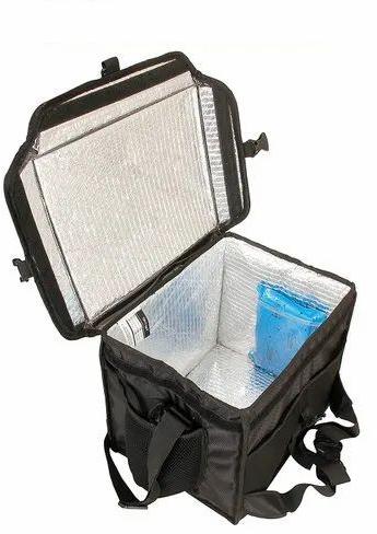 Black Plain Cooler Bag, Feature : Water Proof, Fine Quality, Adjustable Strap