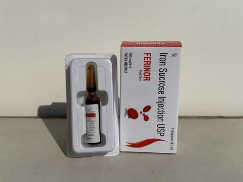 Ferinor 100mg Injection, Packaging Type : Box