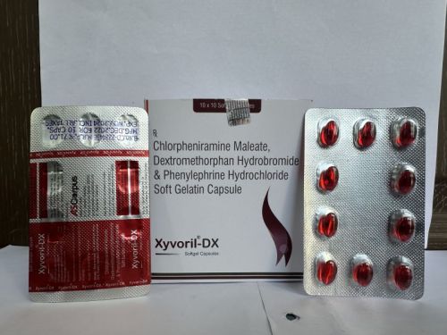 Xyvoril-DX Softgel Capsule, Packaging Size : 10x10 Tablets