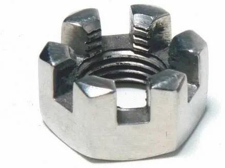 Stainless Steel Castle Nut, Packaging Type : Packet