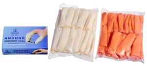 Plain Latex Anchor Finger Cot, For Clinical, Hospital, Laboratory, Gender : Unisex