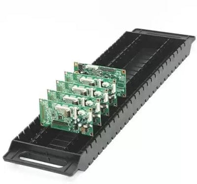 Plastic ESD PCB Tray, Color : Black