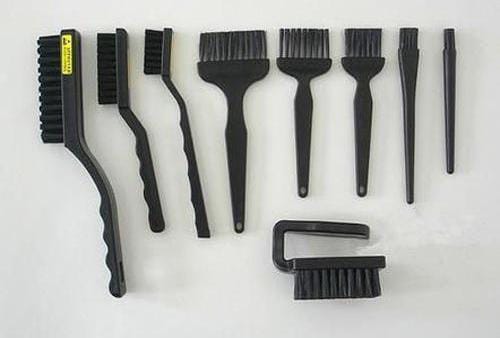 Black Polypropylene ESD Anti Static Brushes, For Laboratory, Handle Material : Plastic