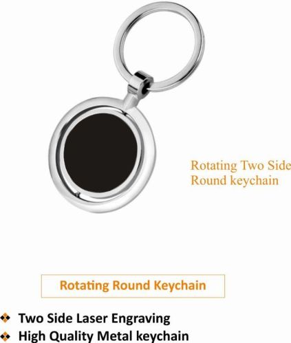 Omniverse Multishape Polished Metal Keychain