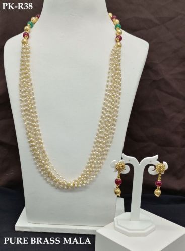 Multiple Color Round Polished Pure Copper Brass Mala, Style : Antique