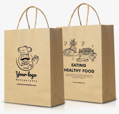 Customized Printed Paper Bag, Feature : Eco Friendly, Biodegradable