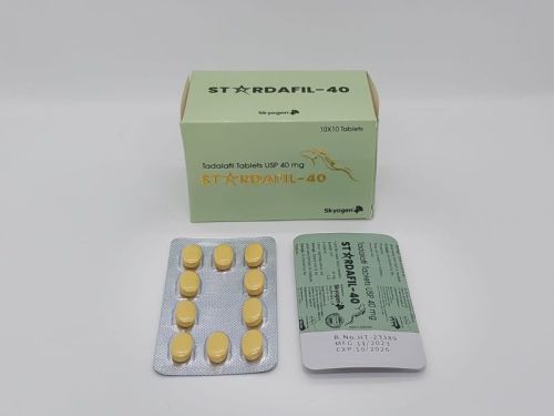 Tadalafil Tablet 40mg, Medicine Type : Ed