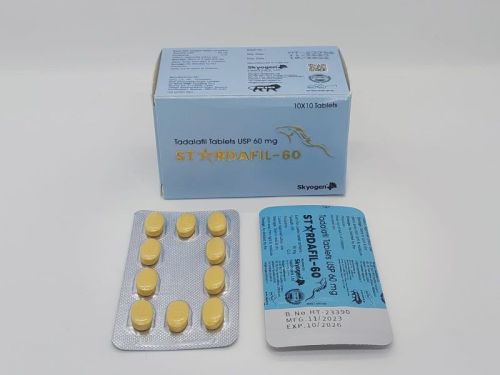 Tadalafil Tablet 60mg, Medicine Type : Ed