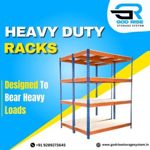 Grey Heavy Duty Racks In Gurgaon