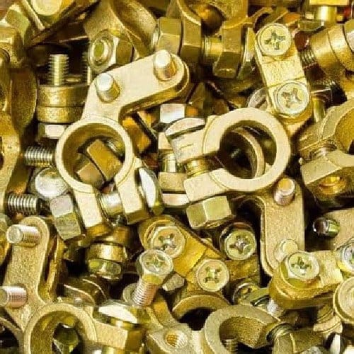 Rounded Brass Scrap, For Industrial, Color : Brown