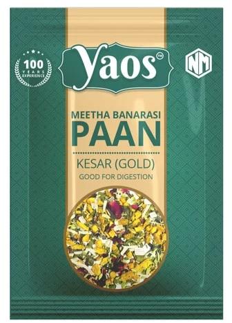 Yaos Meetha Banarasi Paan Kesar Mouth Freshener Pouch