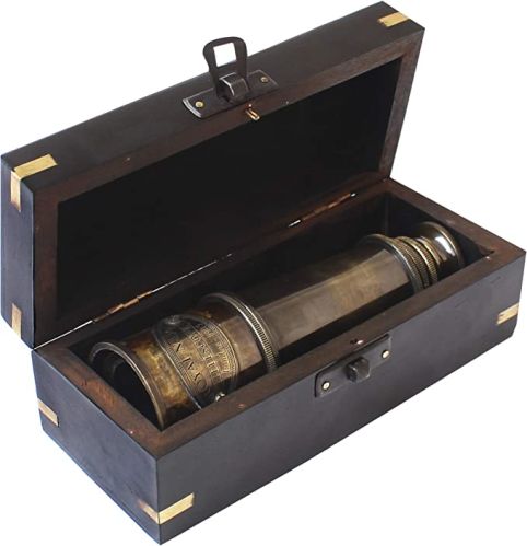 Polished Brass Nautical Telescopes, For Far View Capture