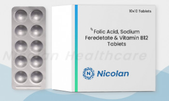 Folic Acid, Sodium Feredetate and Vitamin B12 Tablet