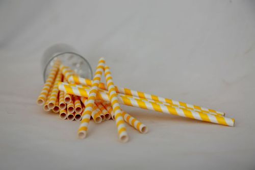 8mm Standard Size Paper Drinking Straws, For Ice Cream, Juices