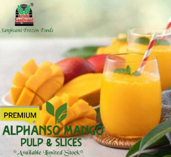 Frozen Alphonso Mango Pulp, Packaging Type : Packets