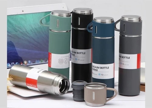 Stainless Steel Vacuum Flask Water Bottle, For Drinking Purpose, Capacity : 500ml