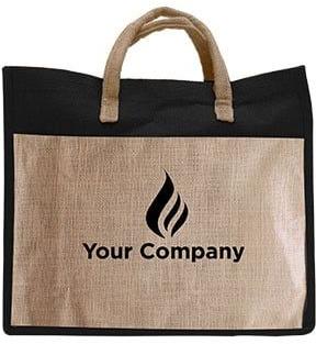 Printed Customized Jute Bag, Zip Style : Zipper