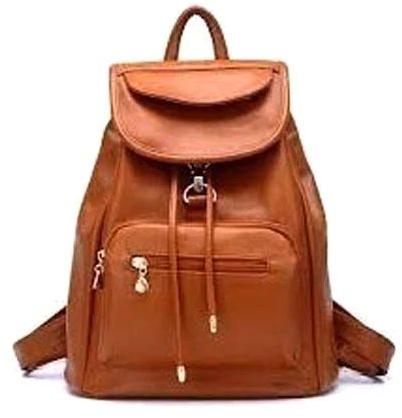 Plain Leather School Bag, Size : Large