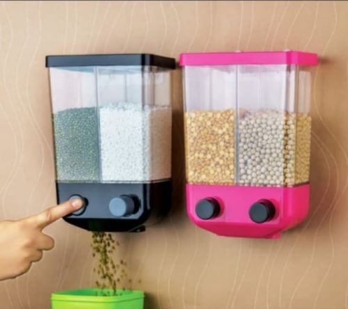 NVB Plastic Push Button Storage Container
