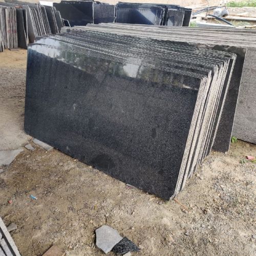 67sq Feet Commercial R Black Granite Slab