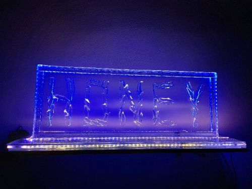 Glass Designer Name Plates, Length : 6 X 12