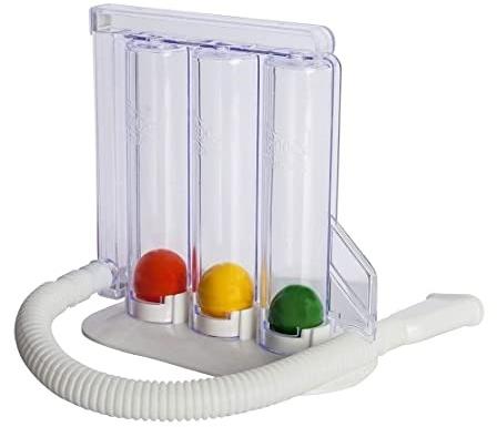 Plastic Breath Spirometer, For Diagnose Asthma Use, Color : White