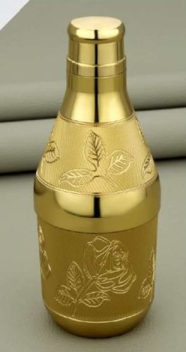 R-03 Brass Mukhwas Bottle, Color : Golden