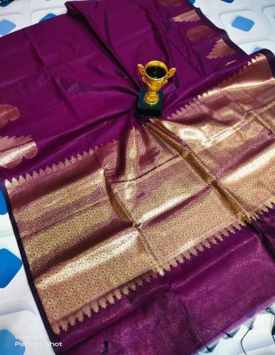 Unstitched SOUTH INDIAN SILK SAREES, For Dry Cleaning, Packaging Type : Packet