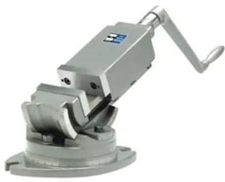 Iron Swivel Machine Vice, Color : Silver