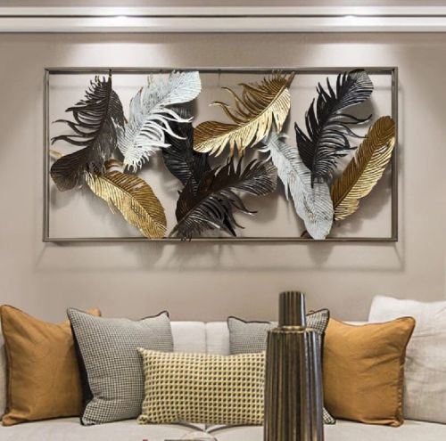 Metal Spiral Leaf Wall Decor Frame, For Decoration, Feature : Easy To Fit, Good Quality, Good Strength