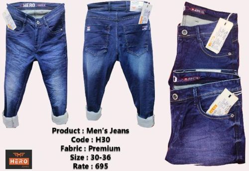 Fade H 30 Man Jeans, Size : 30-36