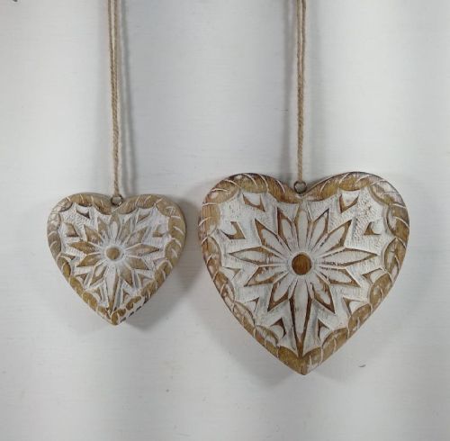 Heart Shaped Hanging Ornaments, For Decoration, Feature : Attractive Design, Durable, Light Weight