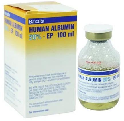 Baxalta Human Albumin 20% Injection, Purity : 99.89%