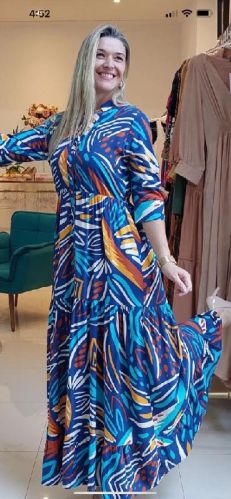 Rayon Long One Piece Dresses, Packaging Type : Poly Bag