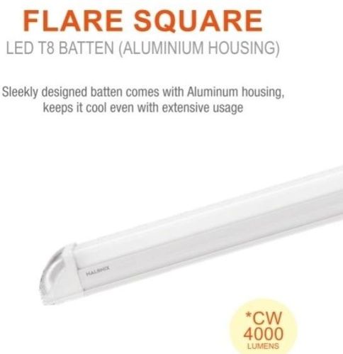Halonix Flare Square LED Batten, For Home, Mall, Hotel, Office, Voltage : 220V