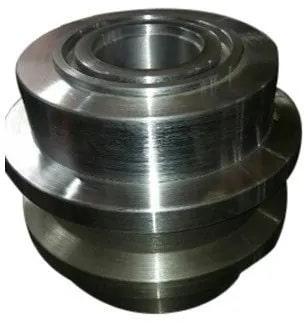 Round Stainless SteelChrome Steel Polished Crane Track Roller, For Machinery, Color : Grey