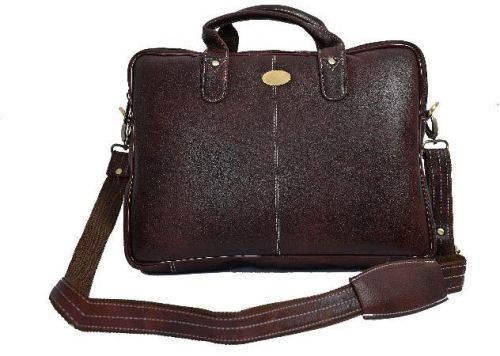 Leather Laptop Bags, Color : Brown